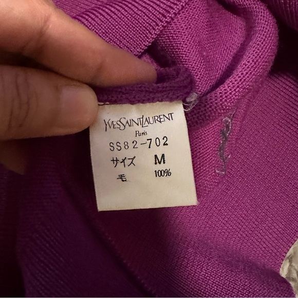 YSL sweater in purple - Picture 10 of 15